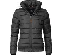 MARIKOO Damen Winter Steppjacke Poison Schwarz Gr. M