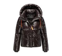 Winterjacke MARIKOO "Skyraa", Damen, Gr. M, choco, Obermaterial: 100% Nylon. Futter: 100% Polyester. Wattierung: 100% Polyester. Ärmelfutter: 100% Polyester, Jacken Winterjacke, Leicht glänzendes Ober