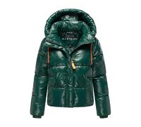 Marikoo Damen Winter Steppjacke Skyraa mit Kapuze & glänzendem Design M