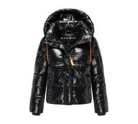 Marikoo Damen Winter Steppjacke Skyraa mit Kapuze & glänzendem Design XL