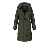 MARIKOO Damen Wintermantel (XS-3XL) - gesteppt, abnehmbare Kapuze, Bewegungsschlitz - N099
