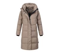 Winterjacke MARIKOO "Tabiaa", Damen, Gr. M, taupe grau, Obermaterial: 100% Polyester; Futter: 100% Polyester; Wattierung: 100% Polyester; Ärmelfutter: 100% Polyester, Jacken, Bewegungsschlitz am unter