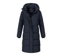 MARIKOO Damen Wintermantel (XS-3XL) - gesteppt, abnehmbare Kapuze, Bewegungsschlitz - N099