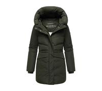 Winterjacke MARIKOO "Delilah", Damen, Gr. M, schwarzolive, Obermaterial: 100% Polyester; Futter: 100% Polyester; Wattierung: 100% Polyester; Ärmelfutter: 100% Polyester, Jacken, mit kuschelig warmem T