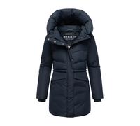 Winterjacke MARIKOO "Delilah", Damen, Gr. XL, navy, Obermaterial: 100% Polyester; Futter: 100% Polyester; Wattierung: 100% Polyester; Ärmelfutter: 100% Polyester, Jacken, mit kuschelig warmem Teddyfle