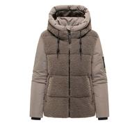 Marikoo Damen Winterjacke Elidee mit Teddyplüsch L