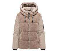Marikoo Damen Winterjacke Elidee mit Teddyplüsch L