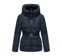 Winterjacke MARIKOO "Himee", Damen, Gr. XL, navy, Obermaterial: 100% Polyester; Futter: 100% Polyester; Wattierung: 100% Polyester; Ärmelfutter: 100% Polyester, Jacken Winterjacke, mit praktischem Tai
