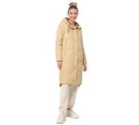 MARIKOO Damen Winterjacke lang Winter Stepp Jacke Mantel Steppjacke warm gefüttert B968 [B968-Soran-Beige-Gr.XXL]
