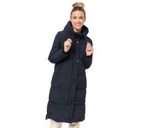 MARIKOO Damen Winterjacke lang Winter Stepp Jacke Mantel Steppjacke warm gefüttert B968 [B968-Soran-Navy-Gr.XS]