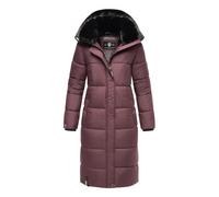 MARIKOO Damen Winter Steppjacke Lang B936 [B936-Relizi-Dusty-Plum-Gr.3XL]