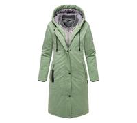 Winterjacke MARIKOO "Ledalaa", Damen, Gr. S, grün (dusty jade), Obermaterial: 55% Polyester, 45% Nylon; Innenmaterial: 100% Polyester;Futter&Wattierung: 100% Polyester, Jacken, mit großer Kapuze (1044