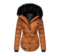 Steppjacke MARIKOO "Lotusblüte" Gr. XS (34), braun (zimt) Damen Jacken Lange (74043021-XS)