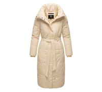 Steppmantel NAVAHOO "Mirenaa" Gr. L (40), beige (creme) Damen Mäntel Übergangsmäntel Stylischer Wintermantel mit Gürtel (46687328-L)