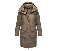Winterjacke MARIKOO "Nanami" Gr. M, grau (stone brown) Damen Jacken (58404722-M) stone brown
