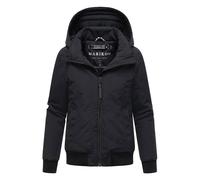 Marikoo Damen Winterjacke Mooni 16 im sportlichen Bomber-Stil mit Kapuze L