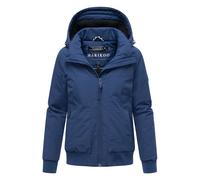 Marikoo Damen Winterjacke Mooni 16 im sportlichen Bomber-Stil mit Kapuze XL
