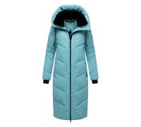 Marikoo Damen Winterjacke Nadaree - lang, warm & mit Kapuze L