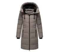 Winterjacke MARIKOO "Natsukoo XVI", Damen, Gr. L, grau, Obermaterial: 100% Polyester, Jacken Winterjacke, Stepp Mantel mit großer Kapuze (20563345-L) grau