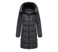 Winterjacke MARIKOO "Natsukoo XVI", Damen, Gr. M, grau (anthrazit), Obermaterial: 100% Polyester, Jacken, Stepp Mantel mit großer Kapuze (82819058-M) anthrazit