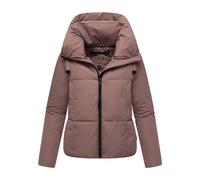 MARIKOO Damen Winterjacke (XS-XXL) - gesteppt, mit Kapuze, innen Fleecefutter - N086 - Mauve Größe S - Gr.S