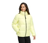 MARIKOO Damen Winterjacke (S-3XL) - gesteppt, hochschließender Kragen, leicht - N071 - PastelYellow Größe M - Gr.M