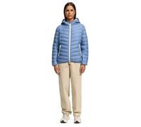 MARIKOO Damen Winterjacke (S-3XL) - Steppjacke, Integrierter Beutel mit Schlaufe, Kapuze (nicht abnehmbar), Warme Jacke Frauen - B994 (XL, Pow-Blue)