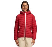 MARIKOO Damen Winterjacke (S-3XL) - Steppjacke, Integrierter Beutel mit Schlaufe, Kapuze (nicht abnehmbar), Warme Jacke Frauen - B994 (3XL, Deep-Red)