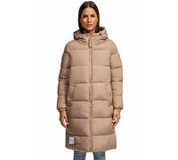 Winterjacke MARIKOO "Nomadiaa", Damen, Gr. M, grau (taupe grau), Obermaterial: 100% Polyester; Innenmaterial: 100% Polyester; Futter/Wattierung: 100% Polyester, Jacken, Lange Damen Winterjacke (139830