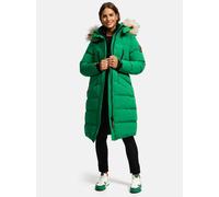 Marikoo Damen Winterjacke - Schneesternchen, lang mit Kapuze & Fellkragen M