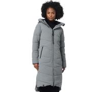 MARIKOO Damen Winterjacke Stepp Winter Jacke gesteppter Wintermantel warm lang Mantel B949 [B949-Benik-Stormy-Blue-Gr.3XL]