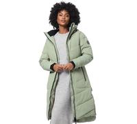 MARIKOO Damen Winterjacke Stepp Winter Jacke gesteppter Wintermantel warm lang Mantel B949 [B949-Benik-Smokey-Mint-Gr.3XL]