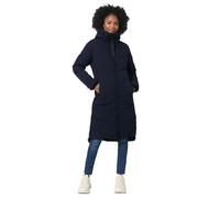 MARIKOO Damen Winterjacke Stepp Winter Jacke gesteppter Wintermantel warm lang Mantel [B949-Benik-Navy-Gr.XS]