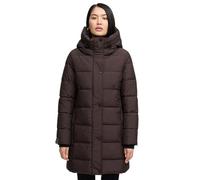 Winterjacke MARIKOO "Karumikoo XVI", Damen, Gr. L, choco, Obermaterial: 100% Polyester; Futter: 100% Polyester; Wattierung: 100% Polyester; Ärmelfutter: 100% Polyester, Jacken Winterjacke, mit großer 