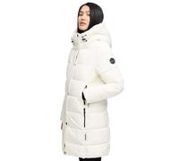 MARIKOO Damen Winterjacke Stepp Winter Jacke Übergang Steppjacke lang warm Kapuze B987