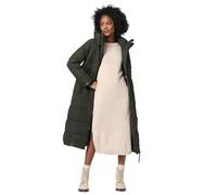 Winterjacke MARIKOO "Nadeshikoo XIV", Damen, Gr. XL, grün (schwarz olive), Obermaterial: 100% Polyester; Innenseite: 100% Polyester; Futter: 100% Polyester; Wattierung: 100% Polyester, Jacken Winterja