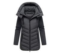 Marikoo Damen Winterjacke Tivaa XVI mit Softshell & abnehmbarer Kapuze L