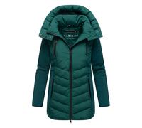 Winterjacke MARIKOO "Tivaa", Damen, Gr. L, evergrün, Obermaterial: 98% Polyester, 2% Elastan; Futter: 100% Polyester; Wattierung: 100% Polyester; Ärmelfutter: 100% Polyester, Jacken, mit abnehmbarer K