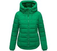 MARIKOO Damen Winterjacke warme Steppjacke mit Kapuze Tayenaa 16 Smaragd Green Gr. S