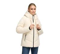 Winterjacke MARIKOO "Kwamee", Damen, Gr. M, cream, Obermaterial: 92% Nylon, 8% Elasthan; Innenseite: 100% Polyester; Futter: 100% Polyester; Wattierung: 100% Polyester, Jacken Winterjacke, Schräg gest