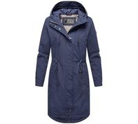 Outdoorjacke MARIKOO "Megumii" Gr. M, blau (bright navy), Damen, Obermaterial: 100% Polyester; Innenmaterial: 100% Polyester; Futter & Wattierung: 100% Polyester, Jacken, mit weichem Teddyfell innen (