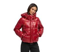 MARIKOO Damen Winterjacke (XS-XXL) - gesteppt, abnehmbare Kapuze, Magnetverschlussleiste - N097