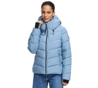 Winterjacke MARIKOO "Yukanii", Damen, Gr. M, blau (powder blau), Obermaterial: 100% Polyester; Futter: 100% Polyester; Wattierung: 100% Polyester; Ärmelfutter: 100% Polyester, Jacken, Kurze Winterjack
