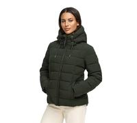 Winterjacke MARIKOO "Tayenaa", Damen, Gr. S, grün (schwarz olive), Obermaterial: 100% Polyester; Futter: 100% Polyester; Wattierung: 100% Polyester; Ärmelfutter: 100% Polyester, Jacken, mit schmaler S