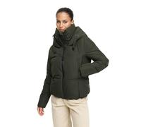 Winterjacke MARIKOO "Ninikaa", Damen, Gr. M, schwarz olive, Obermaterial: 100% Polyester; Futter: 100% Polyester; Wattierung: 100% Polyester; Ärmelfutter: 100% Polyester, Jacken, kurze Winterjacke mit
