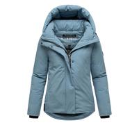 Winterjacke MARIKOO "Yeminaa", Damen, Gr. S, blau (powder blau), Obermaterial: 100% Polyester; Futter: 100% Polyester; Wattierung: 100% Polyester; Ärmelfutter: 100% Polyester, Jacken, Belüftungsöffnun