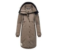 Marikoo Damen Wintermantel mit Kapuze & Taillierungsband - Anoukaa L