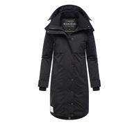 Winterjacke MARIKOO "Anoukaa", Damen, Gr. L, schwarz, Obermaterial: 100% Polyester; Futter: 100% Polyester; Wattierung: 100% Polyester; Ärmelfutter: 100% Polyester, Jacken, langer Parka mit abnehmbare