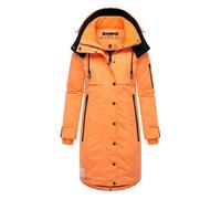Marikoo Damen Wintermantel mit Kapuze & Taillierungsband - Anoukaa M