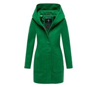 Wintermantel MARIKOO "Maikoo", Damen, Gr. XXL (44), smaragd, Oberstoff: 90% Polyacryl, 8% Viskose, 2% Elasthan, Futter: 100% Polyester, Ärmelfutter: 100% Polyester, tailliert Po-bedeckend, Ärmel ohne
